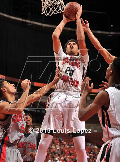 Thumbnail 2 in Village Christian vs. Great Oak (CIF SS D1AA Final) photogallery.