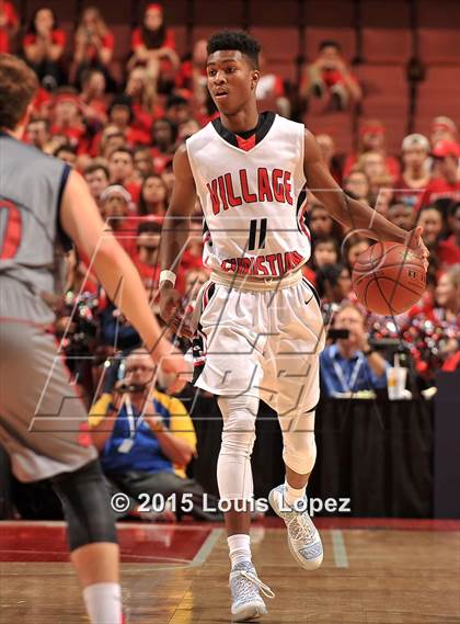 Thumbnail 3 in Village Christian vs. Great Oak (CIF SS D1AA Final) photogallery.