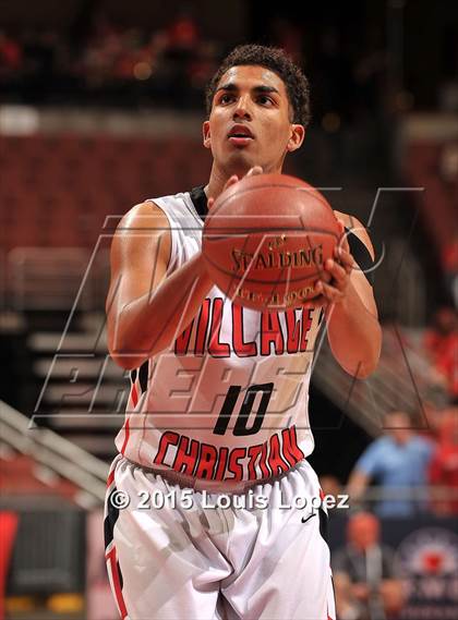 Thumbnail 3 in Village Christian vs. Great Oak (CIF SS D1AA Final) photogallery.
