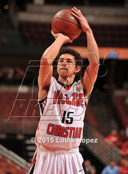 Thumbnail 3 in Village Christian vs. Great Oak (CIF SS D1AA Final) photogallery.
