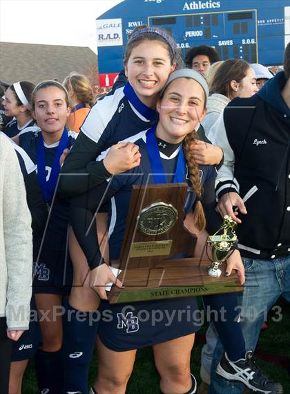 Thumbnail 2 in Barrington vs Moses Brown (RIIL Division 1 Final) photogallery.