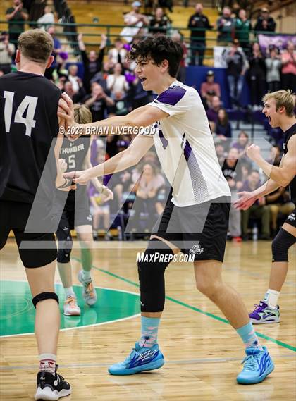 Thumbnail 2 in Discovery Canyon vs. Eaglecrest (CHSAA 5A Final) photogallery.