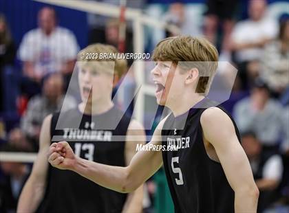 Thumbnail 3 in Discovery Canyon vs. Eaglecrest (CHSAA 5A Final) photogallery.