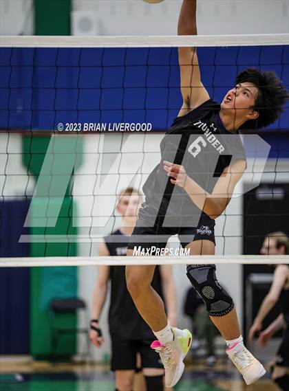 Thumbnail 3 in Discovery Canyon vs. Eaglecrest (CHSAA 5A Final) photogallery.