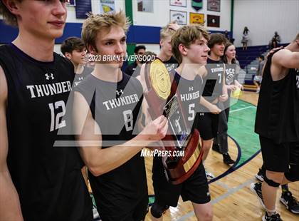Thumbnail 2 in Discovery Canyon vs. Eaglecrest (CHSAA 5A Final) photogallery.