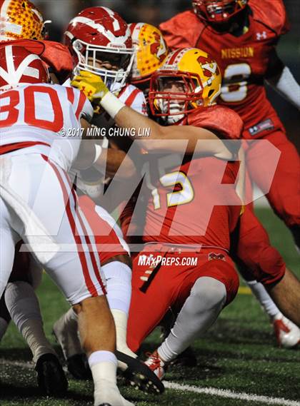 Thumbnail 3 in Mater Dei @ Mission Viejo (CIF SS D1 Semifinal) photogallery.