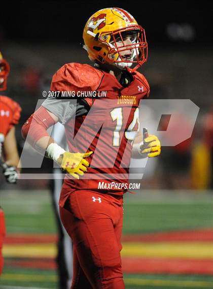 Thumbnail 1 in Mater Dei @ Mission Viejo (CIF SS D1 Semifinal) photogallery.