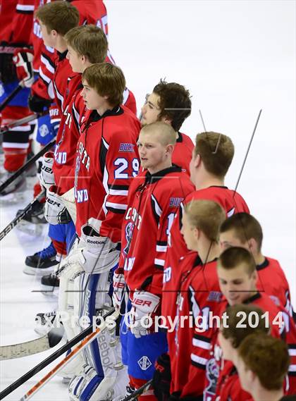 Thumbnail 2 in E.O. Smith/Tolland vs. Masuk (CIAC DIII Semifinal) photogallery.