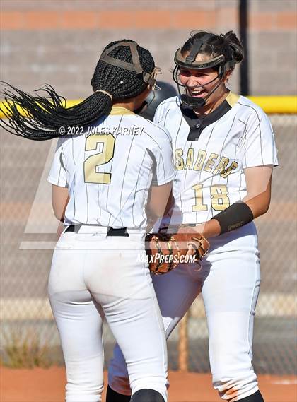 Thumbnail 2 in Palo Verde @ Faith Lutheran (NIAA 5A Southern Region Playoffs Round 1) photogallery.