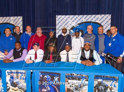 Thumbnail 3 in Apopka's Martez Ivey Signing Day Ceremony photogallery.