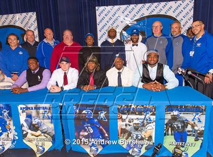 Thumbnail 1 in Apopka's Martez Ivey Signing Day Ceremony photogallery.