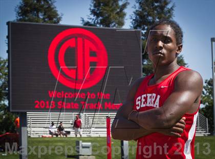 Thumbnail 2 in Adoree' Jackson Photo Shoot (@ CIF State Track and Field Championships) photogallery.