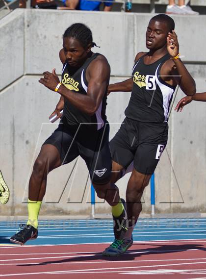 Thumbnail 3 in Adoree' Jackson Photo Shoot (@ CIF State Track and Field Championships) photogallery.