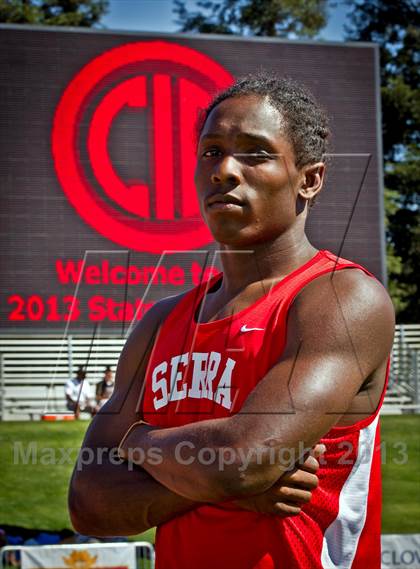 Thumbnail 3 in Adoree' Jackson Photo Shoot (@ CIF State Track and Field Championships) photogallery.