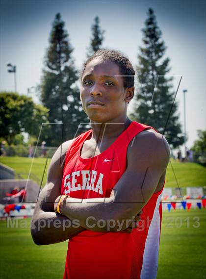 Thumbnail 1 in Adoree' Jackson Photo Shoot (@ CIF State Track and Field Championships) photogallery.