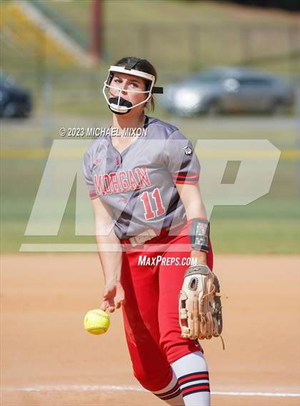 Thumbnail 2 in Morgan County vs. Wesleyan photogallery.