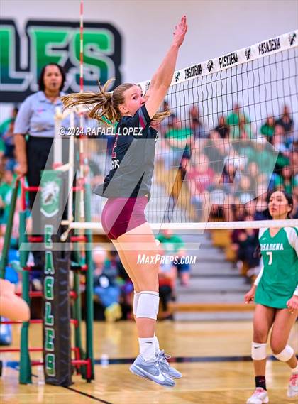 Thumbnail 3 in A&M Consolidated @ Pasadena (UIL Volleyball 5A D1 Region 3 Bi-District) photogallery.