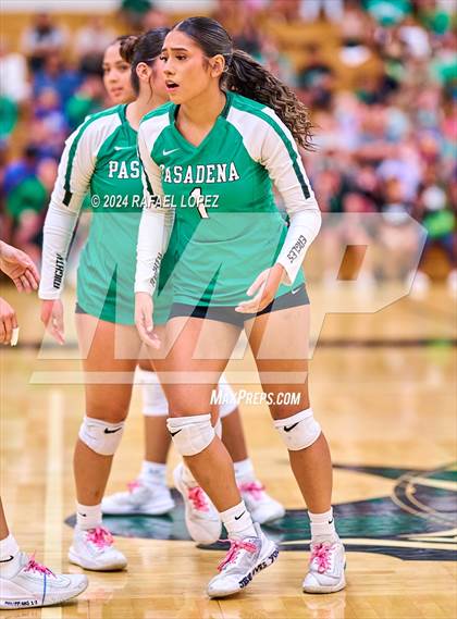 Thumbnail 2 in A&M Consolidated @ Pasadena (UIL Volleyball 5A D1 Region 3 Bi-District) photogallery.