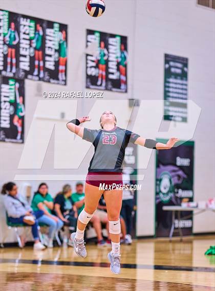 Thumbnail 3 in A&M Consolidated @ Pasadena (UIL Volleyball 5A D1 Region 3 Bi-District) photogallery.