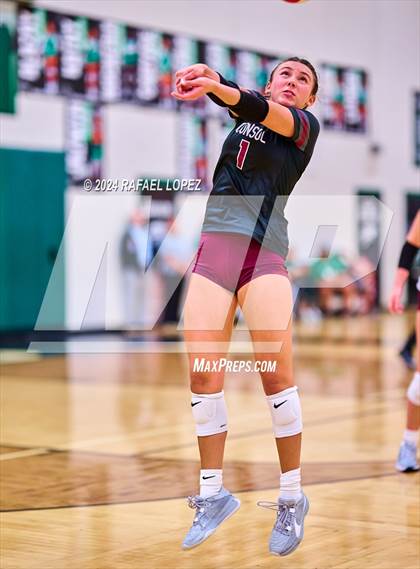 Thumbnail 3 in A&M Consolidated @ Pasadena (UIL Volleyball 5A D1 Region 3 Bi-District) photogallery.