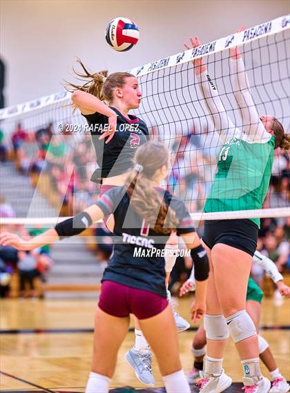 Thumbnail 1 in A&M Consolidated @ Pasadena (UIL Volleyball 5A D1 Region 3 Bi-District) photogallery.