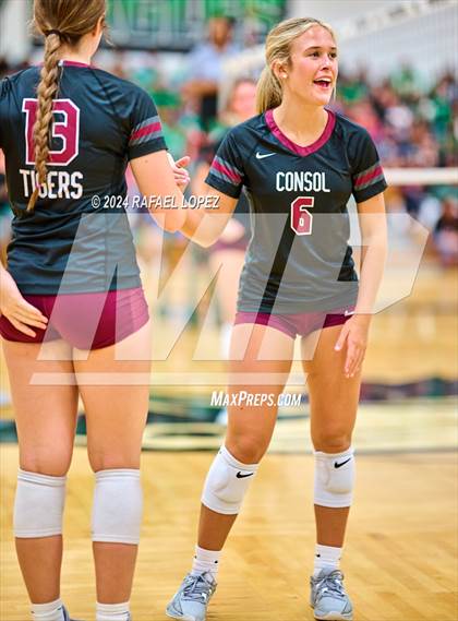 Thumbnail 3 in A&M Consolidated @ Pasadena (UIL Volleyball 5A D1 Region 3 Bi-District) photogallery.