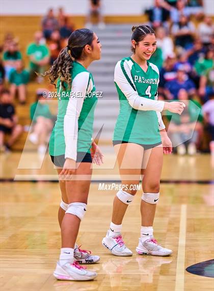 Thumbnail 3 in A&M Consolidated @ Pasadena (UIL Volleyball 5A D1 Region 3 Bi-District) photogallery.