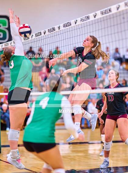 Thumbnail 1 in A&M Consolidated @ Pasadena (UIL Volleyball 5A D1 Region 3 Bi-District) photogallery.