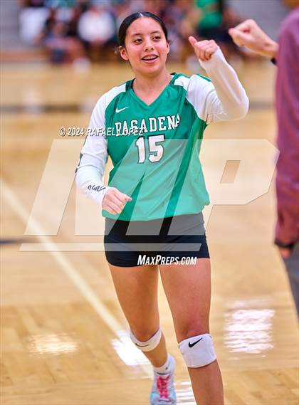 Thumbnail 2 in A&M Consolidated @ Pasadena (UIL Volleyball 5A D1 Region 3 Bi-District) photogallery.