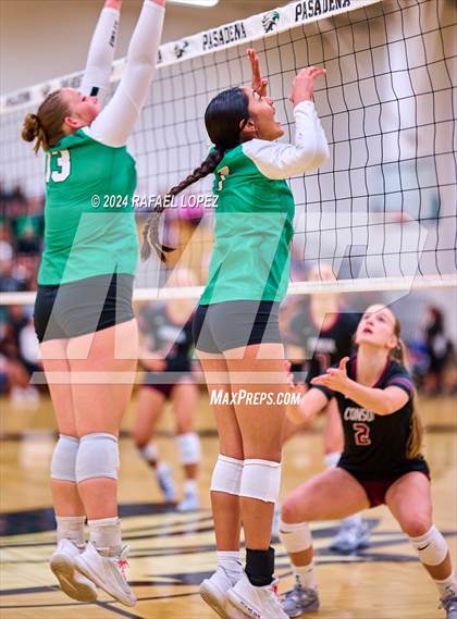 Thumbnail 2 in A&M Consolidated @ Pasadena (UIL Volleyball 5A D1 Region 3 Bi-District) photogallery.
