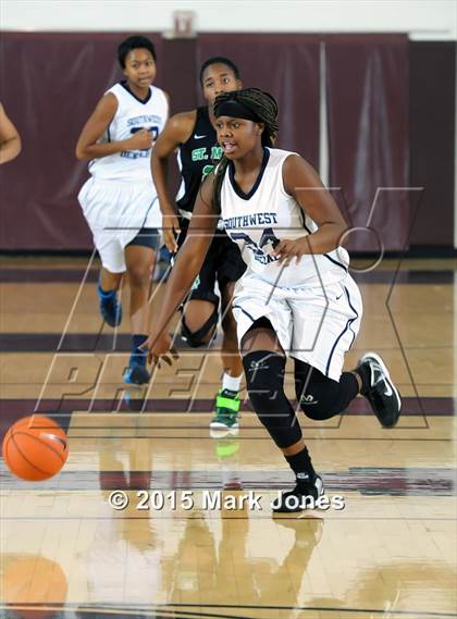Thumbnail 1 in Southwest DeKalb vs. St. Mary's (Nike Tournament of Champions) photogallery.
