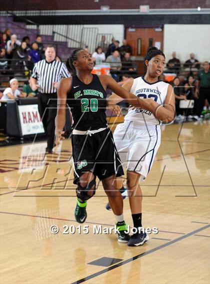 Thumbnail 1 in Southwest DeKalb vs. St. Mary's (Nike Tournament of Champions) photogallery.
