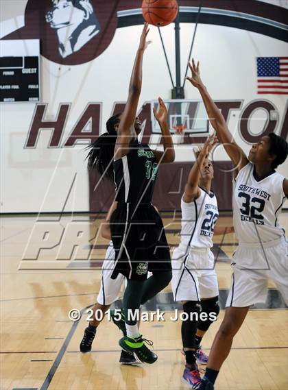 Thumbnail 3 in Southwest DeKalb vs. St. Mary's (Nike Tournament of Champions) photogallery.