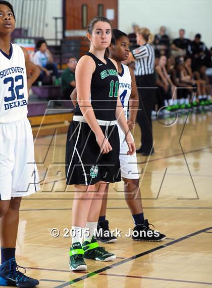 Thumbnail 3 in Southwest DeKalb vs. St. Mary's (Nike Tournament of Champions) photogallery.