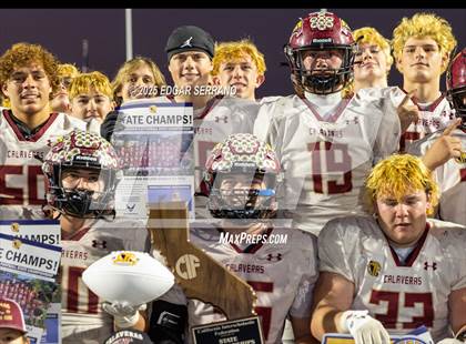 Thumbnail 3 in Calaveras vs Bishop Union (CIF Div 5A State Championship) photogallery.