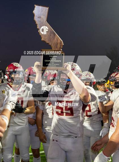 Thumbnail 3 in Calaveras vs Bishop Union (CIF Div 5A State Championship) photogallery.