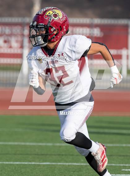 Thumbnail 2 in Calaveras vs Bishop Union (CIF Div 5A State Championship) photogallery.