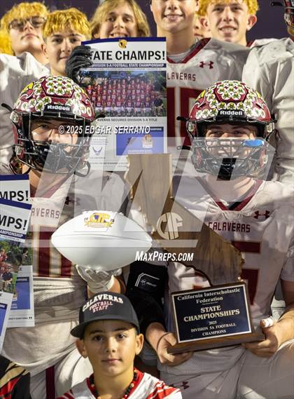 Thumbnail 2 in Calaveras vs Bishop Union (CIF Div 5A State Championship) photogallery.