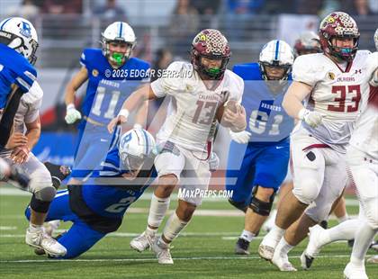 Thumbnail 2 in Calaveras vs Bishop Union (CIF Div 5A State Championship) photogallery.