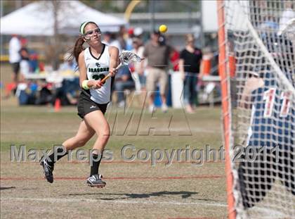 Thumbnail 2 in St. Agnes Academy v Allen (D2 TGHSLL State Semifinal) photogallery.
