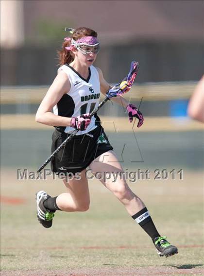 Thumbnail 3 in St. Agnes Academy v Allen (D2 TGHSLL State Semifinal) photogallery.