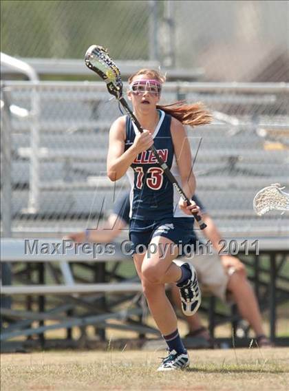 Thumbnail 3 in St. Agnes Academy v Allen (D2 TGHSLL State Semifinal) photogallery.
