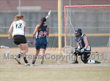 Thumbnail 3 in St. Agnes Academy v Allen (D2 TGHSLL State Semifinal) photogallery.