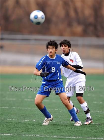 Thumbnail 2 in Adamson vs Liberty (Garland ISD Tournament) photogallery.