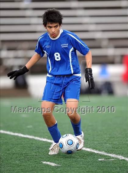 Thumbnail 3 in Adamson vs Liberty (Garland ISD Tournament) photogallery.