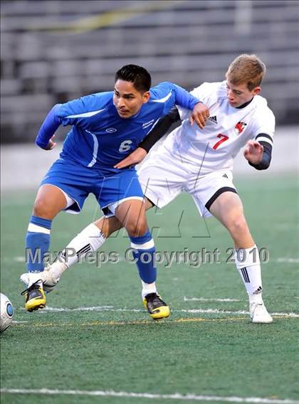 Thumbnail 2 in Adamson vs Liberty (Garland ISD Tournament) photogallery.