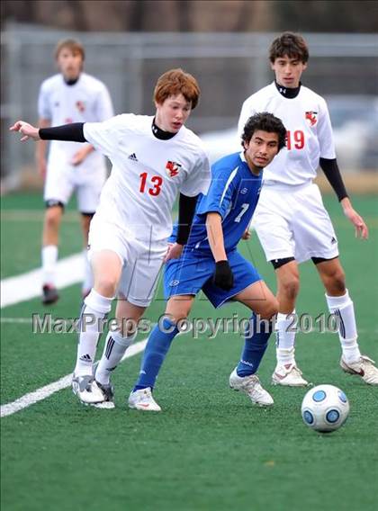 Thumbnail 3 in Adamson vs Liberty (Garland ISD Tournament) photogallery.