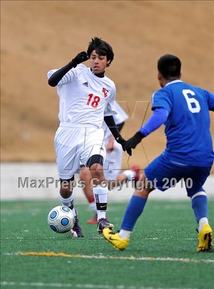 Thumbnail 2 in Adamson vs Liberty (Garland ISD Tournament) photogallery.