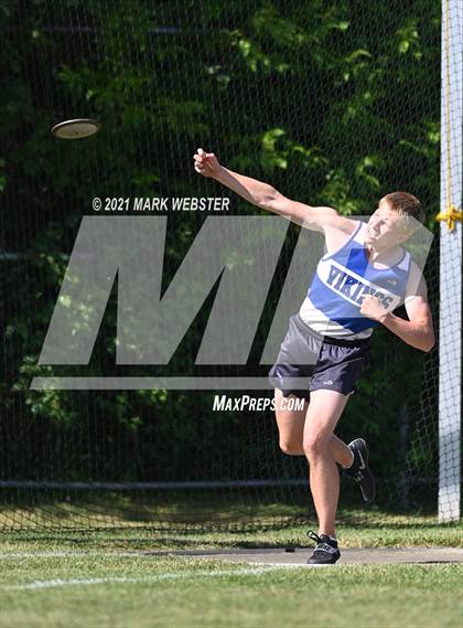 Thumbnail 2 in Section 6 Class A Track and Field Championships (Boys) photogallery.