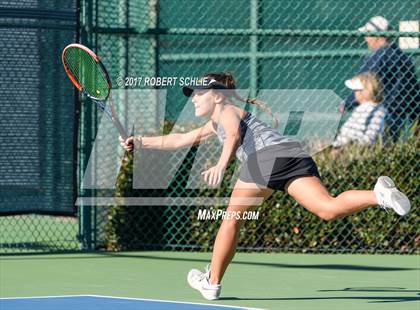 Thumbnail 1 in Del Oro vs St Francis (CIF NorCal Regional Girls Tennis Championships) photogallery.